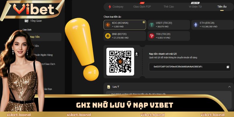 Nạp Tiền Vibet 3 Phút - Cú Sốc Khiến Dân Cược Bất Ngờ 4 Ghi nhớ lưu ý nạp Vibet