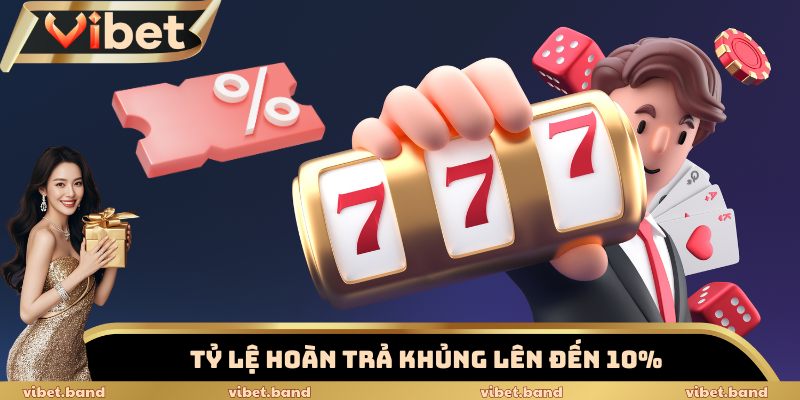 Slots Hoàn Trả 10% Mỗi Ngày – Ưu Đãi Vàng Cho Bet Thủ 4 Tỷ lệ hoàn trả khủng lên đến 10%